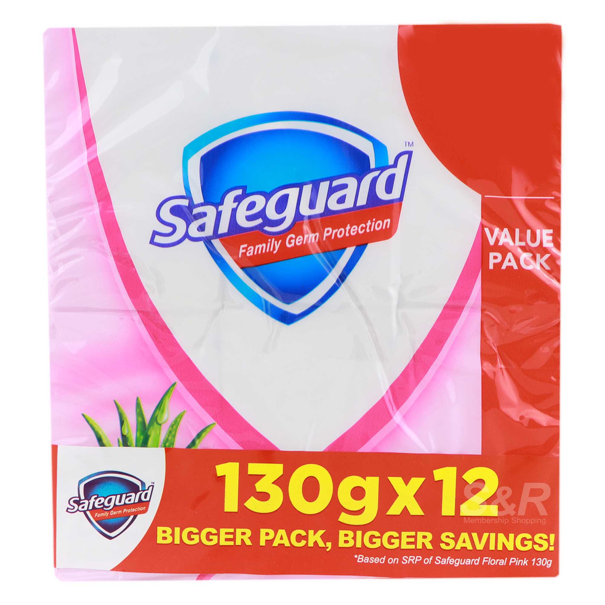 Safeguard Family Germ Protection Floral Pink Soap 12 bars Safeguard Family Germ Protection Floral Pink Soap 12 bars